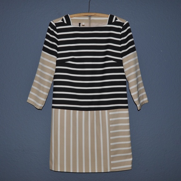 177 Anthropologie 4.COLLECTIVE 4C Stripe Block Tunic Dress 2 - Picture 3 of 8